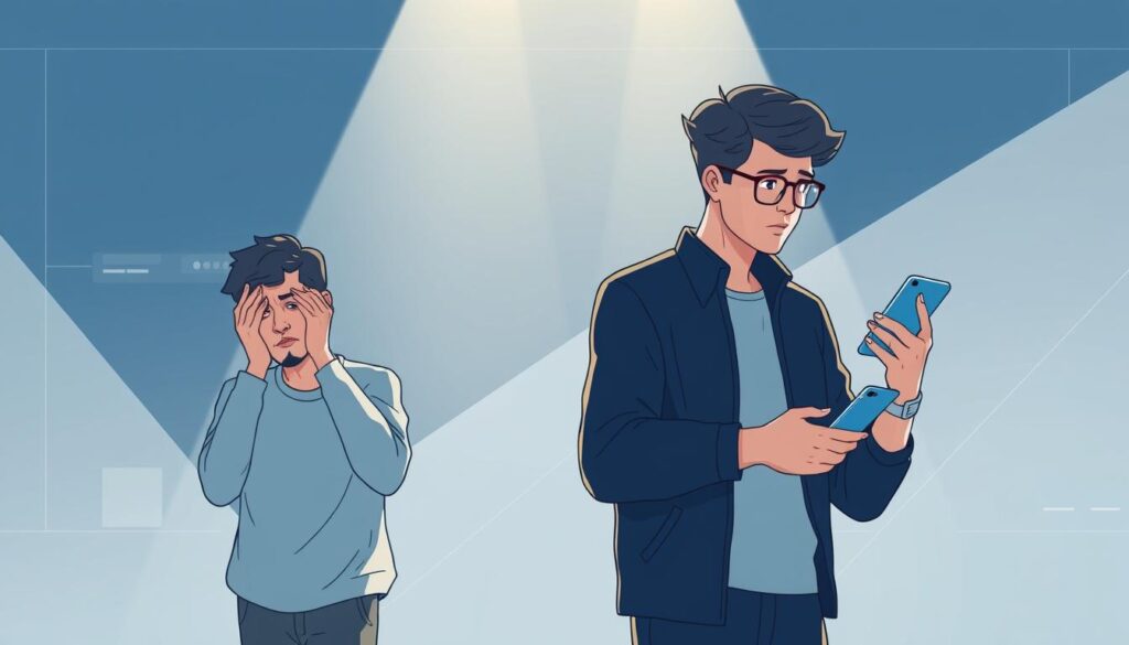 A detailed illustration of common user issues and solutions with the Revolut Visa digital card. In the foreground, depict a frustrated user experiencing problems like declined transactions, technical glitches, or account access difficulties. In the middle ground, visualize a calm, informed user navigating the card's features and resolving issues through the mobile app or customer support. The background should convey a sense of digital modernity, with clean lines, geometric shapes, and a muted color palette suggestive of fintech interfaces. Employ a cinematic lighting setup that casts dramatic shadows, highlighting the contrast between the problem and solution stages. Capture the card's sleek, minimalist design aesthetic while emphasizing the human-centered approach to troubleshooting. A detailed illustration of common user issues and solutions with the Revolut Visa digital card. In the foreground, depict a frustrated user experiencing problems like declined transactions, technical glitches, or account access difficulties. In the middle ground, visualize a calm, informed user navigating the card's features and resolving issues through the mobile app or customer support. The background should convey a sense of digital modernity, with clean lines, geometric shapes, and a muted color palette suggestive of fintech interfaces. Employ a cinematic lighting setup that casts dramatic shadows, highlighting the contrast between the problem and solution stages. Capture the card's sleek, minimalist design aesthetic while emphasizing the human-centered approach to troubleshooting.