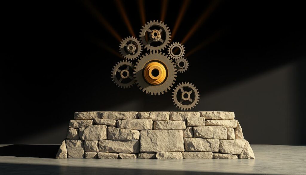 A professional, authoritative image depicting the prerequisites for financing in Greece. A solid stone foundation forms the base, symbolizing the stability and security required. Above, intricate gears and cogs interlock, representing the complex financial mechanisms. Beams of golden light radiate from the center, illuminating the essential requirements. The overall composition conveys a sense of sophistication, reliability, and the rigorous process involved in obtaining funding. Dramatic lighting casts dramatic shadows, adding depth and emphasizing the gravity of the subject matter. The scene is rendered in a realistic, photorealistic style using a wide-angle lens to capture the full scope of the prerequisites. A professional, authoritative image depicting the prerequisites for financing in Greece. A solid stone foundation forms the base, symbolizing the stability and security required. Above, intricate gears and cogs interlock, representing the complex financial mechanisms. Beams of golden light radiate from the center, illuminating the essential requirements. The overall composition conveys a sense of sophistication, reliability, and the rigorous process involved in obtaining funding. Dramatic lighting casts dramatic shadows, adding depth and emphasizing the gravity of the subject matter. The scene is rendered in a realistic, photorealistic style using a wide-angle lens to capture the full scope of the prerequisites.